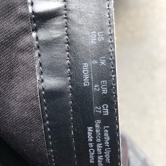 Franco Sarto Circuit Women’s Black Leather Tall Buckle Ride Boots Size 10M - Picture 13 of 14